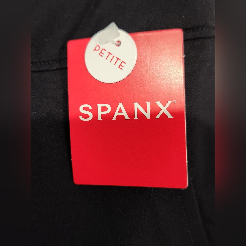 Spanx Women's Polished Kick Flare Black Pull Up Pants - Picture 5 of 12